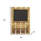 Homeroots 4" Brown Wood Desk Organizer Set 661184 - alternate 4