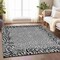 Homeroots 8' X 10' Gray Animal Print Washable Indoor Outdoor Area Rug 607653 - alternate 6