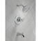 Delta Kayra Monitor 17 Series Tub and Shower Trim T17433 - alternate 6
