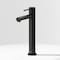 Vigo Jewel Single-Hole Single Handle Bathroom Vessel Faucet in Matte Black VG03037MB - alternate 3