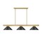 Z-Lite Vanguard Rubbed Brass 3 Light Billiard 3050-3RB-MB15 - alternate 4