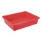 Storex Flat Storage Tray, Red, 5PK 62518U05C - alternate 1