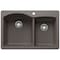 Blanco Diamond 1-3/4 Bowl Dual Deck, Volcano Grey 443100 - alternate 1