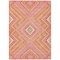Homeroots 10' X 14' Coral Pink And Ivory Tribal Washable Indoor Outdoor Area Rug 598117 - alternate 5