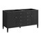 James Martin Vanities Myrrin 60" Double Vanity, Carbon Oak, w/ 3 CM Siberian Silestone Top w/FreePower Wireless Charger 485-V60D-CBO-FSFR - alternate 6