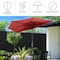 Villacera 9ft Half Umbrella, Red 83-OUT5463 - alternate 5