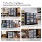 Yeego 67 in.W 43 cu.ft.Commercial Refrigerator Glass 3-Door Merchandiser Display YG-SC-1260FC-ZO - alternate 4