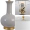 Jonathan Y Brussels 27" Contemporary Transitional Ceramic/Metal LED Table Lamp, Gray/Brass JYL6208B - alternate 7