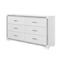 Global Furniture Usa Contemporary Glam Soleil White Dresser SOLEIL-WHITE-DR - alternate 3