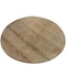 Homeroots 8' Khaki And Beige Round Geometric Washable Indoor Outdoor Area Rug 630503 - alternate 1