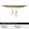 Amerock Current 6-5/16 inch (160mm) Center-to-Center Champagne Bronze Cabinet Pull, 10PK 10VMP37213CZ - alternate 3