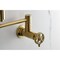 Kingston Brass Wall Mount Pot Filler Faucet, Brushed Brass KS8107CG - alternate 5