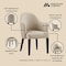 Manhattan Comfort 6-Piece Hillman Dining Chair and Arm Chair in Sand 6-DC087AR2-SD - alternate 5