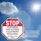 Signmission Stop Personal Protective Equipment, 10 inch X 10 inch, Aluminum Metal Signs, 2PK OC-A-2PACK-10-122 - alternate 3