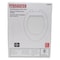 Prosource Toilet Seat, Elongated, PP, White, Plastic Hinge ES001-WH - alternate 3