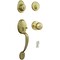 Prosource Combination Lockset, Polished Brass, T3 Interior Handle, 3 Grade, Brass S7731-PS - alternate 1