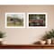 Homeroots Set Of Two Bridge Collection I 1 White Framed Print Wall Art, 2PK 406195 - alternate 4