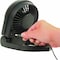 Honeywell Turbo On The Go USB/Battery Powered Fan, Black HTF090B - alternate 2