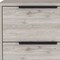 Homeroots 19" Gray Wood Two Drawer Nightstand 543650 - alternate 2