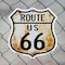 Signmission Route Us 66 Rustic, 6 Inch X 6 Inch, Plastic Sign SHI-P-6-485 - alternate 3