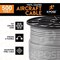 Xpose Safety 7x7 Vinyl Coated Galvanized Steel Aircraft Cable Wir 500 ft, 1/16 to 3/32 GCV116-332-500-X - alternate 3