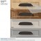 Amerock Stature 5-1/16 in 128 mm Center-to-Center Oil Rubbed Bronze Cabinet Cup Pull BP22439ORB - alternate 4