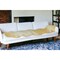 Homeroots 2" X 6" Green Natural Off White Medical Grade Double Sheepskin Throw Blanket 388648 - alternate 4