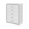 Global Furniture Usa Contemporary Glam Soleil White Chest SOLEIL-WHITE-CH - alternate 2