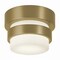 Afx Miami - LED Flush Mount - Light Antique Brass MIAF05LAJUDLB - alternate 1