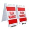 Signmission Flea Market, A-Frame & 2 Decals Installed, Heavy-Duty Plastic Frame SBHD-D-2436-Flea Market - alternate 4