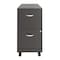 Space Solutions 14.25 in W 2 Drawer Mobile Vertical File Cabinet, Metallic Charcoal 22616 - alternate 7