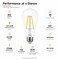 Euri Lighting ST19 LED Filament Bulb, 7W, 800 lm, 75W Eq., 2700K, E26, Dimmable, Wet Rated, UL VST19-3000e - alternate 5