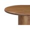 Homeroots 48" Brown Solid Wood Pedestal Base Round Top Dining Table 644517 - alternate 6