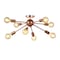 Jonathan Y Copper 30.5" 8-Light Sputnik Metal LED Flush-Mount, Copper JYL7459A - alternate 1