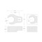 Tekton Crowfoot Wrench, Steel, 2 5/16 in L WCF16227 - alternate 4
