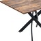 Homeroots 47" Brown and Black Wood and Metal Cross Leg Base Dining Table 602332 - alternate 7