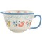 Gibson Elite Anaya Hand Painted 2 Quart Floral Stoneware Batter Bowl with Blue Trim 127284.01 - alternate 1