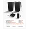 Vevor Tall Planters Large Modern Outdoor Indoor Flower Pots 30" Set of 2 Black, 2PK F4075W-BK - alternate 3