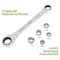 Vts 7-In-One Double Ring Box End Ratchet Wrench Set, Metric VT7RWMM - alternate 4