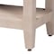 Baxton Studio Nira Faux Shagreen Console Table 263-14504-ZORO - alternate 6