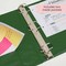 Bazic Products Slant D Ring View Binder with 2 Pockets, 3", Green 4162 - alternate 3