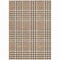 Homeroots 8' X 10' Brown And Beige Plaid Washable Indoor Outdoor Area Rug 601467 - alternate 5