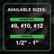 Teks #8 x 3/4 in Metal-to-Metal Screws, Low Profile, Drill Point, Star Drive, w/ T-20 Bit, Zinc, 180PK 21304 - alternate 4