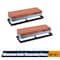 Powertec Whetstone Knife Sharpening Stone, Dual Grit 400/1000 Water Stone with Non-Slip Rubber Base, 2PK 71915-P2 - alternate 1