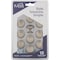 Hardware Resources KasaWare 1-3/16'' Dia. Satin Nickel Cabinet Knob, 10PK K778SN-10 - alternate 2