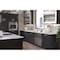 Elkay Quartz Classic 33" x 22" x 9-1/2" Equal Double Bowl Undermount Workstation Sink 4pc Kit Matte Black ELGU3322WOMB0 - alternate 5