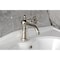 Kingston Brass One-Handle Single-Hole Bathroom Faucet with Push Pop-Up Drain, Polished Nickel KS3546RNX - alternate 4