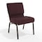Flash Furniture Plum Fabric Church Chair, PK4 4-FD-CH0221-4-GV-005-GG - alternate 1