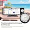 Wrightmaster 10.26 in HD Touch Screen Car Stereo, with CarPlay, Android Auto, FM radio, White Built-in Clock ZR-Dial-white - alternate 6
