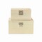 Homeroots Set of Two Gold And White Wood And Shagreen Box With Lid, 2PK 489359 - alternate 5